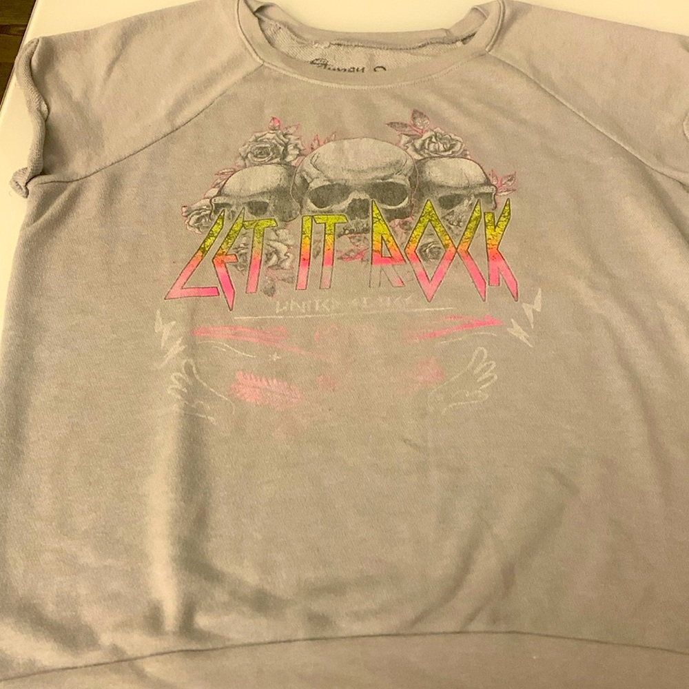 Gypsy Heart Let it rock sweat shirt